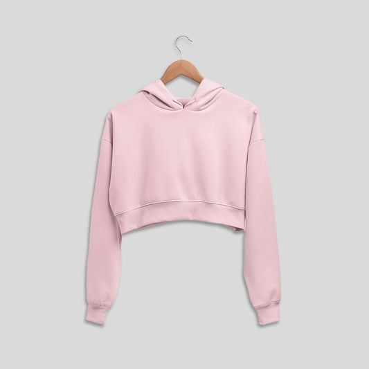 Plain : Crop Hoodie