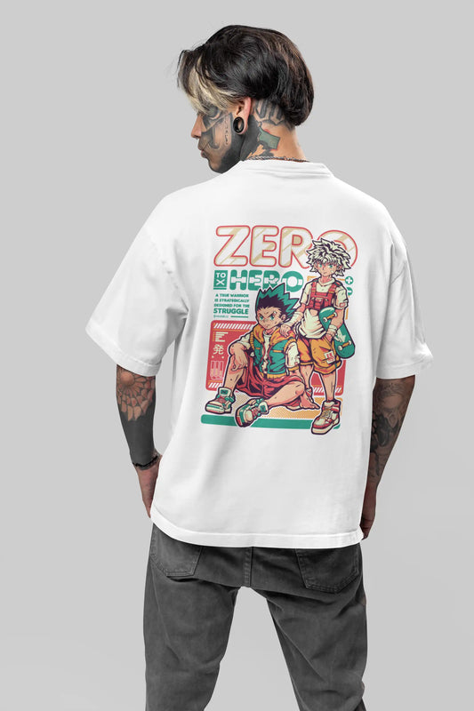 Zero To Hero | Anime Oversized Tee