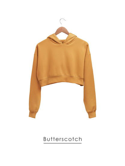 Plain : Crop Hoodie