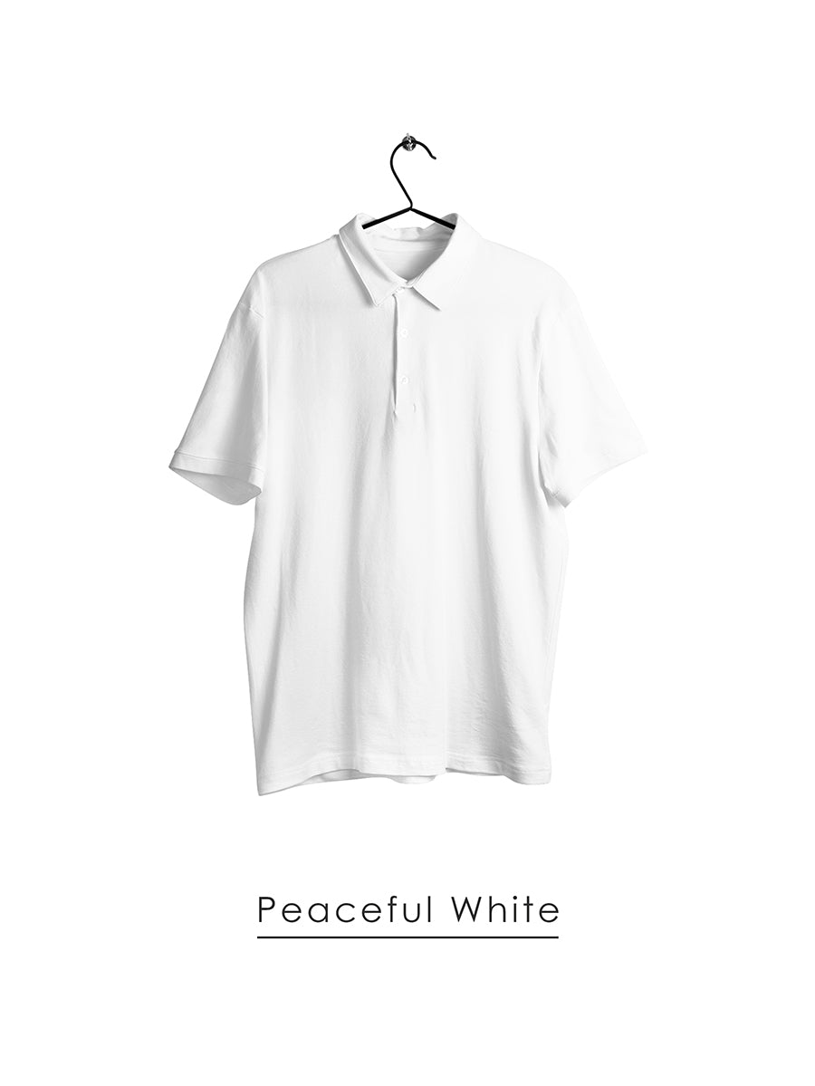 Plain : Polo T-shirt