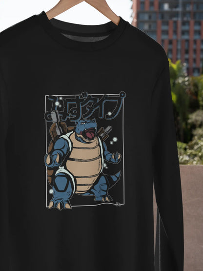 Blastoise Graphic Printed Sweatshirt