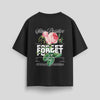 Stay Positive  | Floral Oversized Tshirt