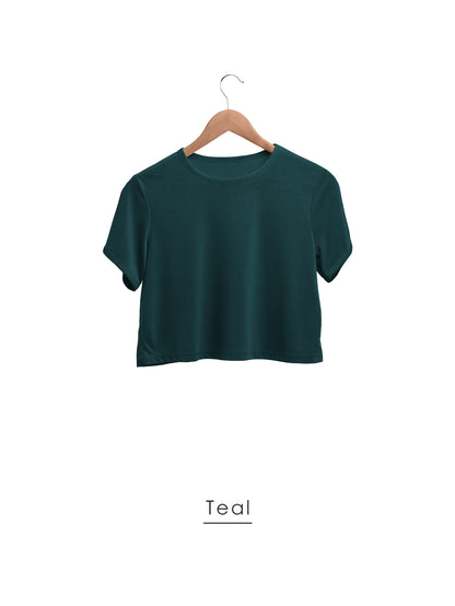 Plain : Crop top