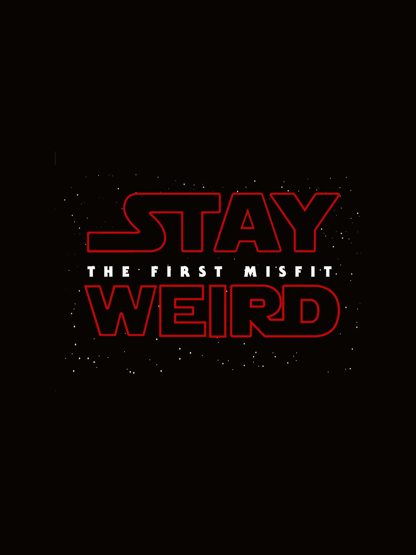 Stay Weird Graphic Printed T-shirt