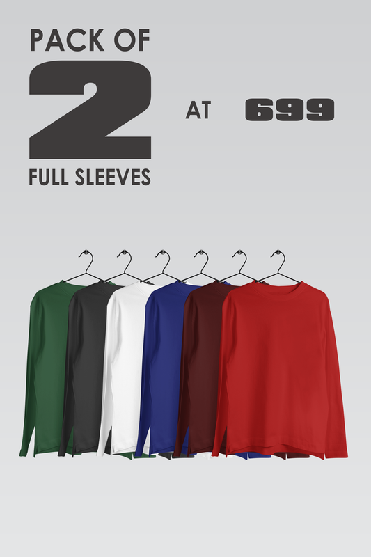 Pick Any 2 - Long Sleeves T-shirt Combo