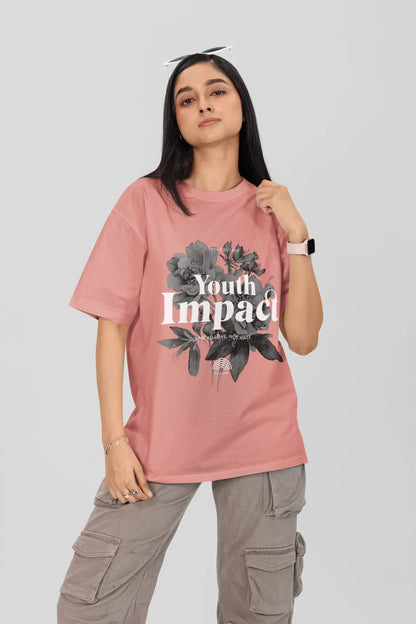 Youth Impact  | Floral Oversized Tshirt