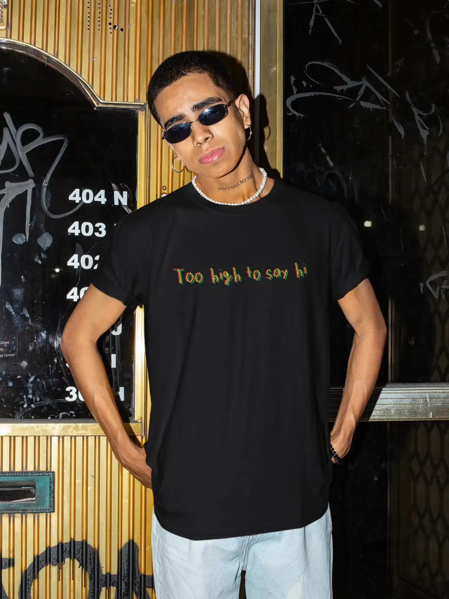 Too High Graphic Printed T-shirt